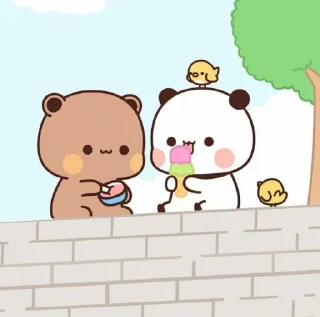 Sticker from couple