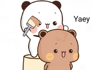Sticker from couple