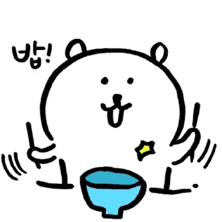 Sticker from Kakao Joke bear 3