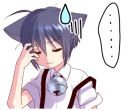 😓 emoji Boy of a Black Cat @tikelku Telegram sticker 12 of 41