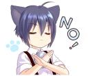 ❌ emoji Boy of a Black Cat @tikelku Telegram sticker 4 of 41