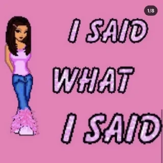 ✌ emoji be a bitch or be bitched // @therapytimebitches Telegram sticker 7 of 93
