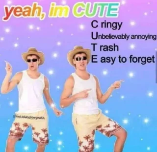 🤠 emoji be a bitch or be bitched // @therapytimebitches Telegram sticker 15 of 93