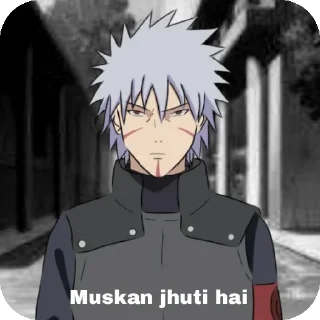 👍 emoji Tobirama's pack Telegram sticker 13 of 61