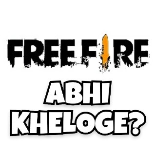 Sticker from Free Fire
