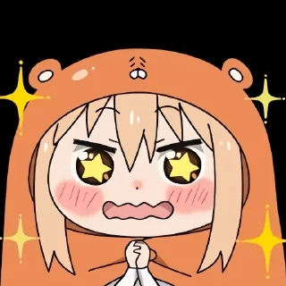 Sticker from Umaru chan