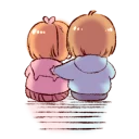 Sticker from Sticker of a boy and a girl @stickerscar