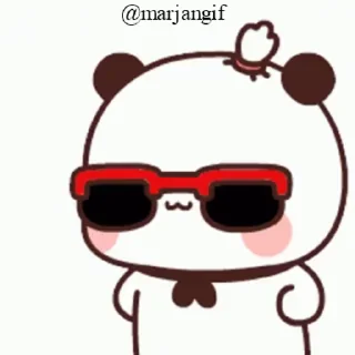 😎 emoji Dudu 🥰 @billimeowmeow Telegram sticker 16 of 50