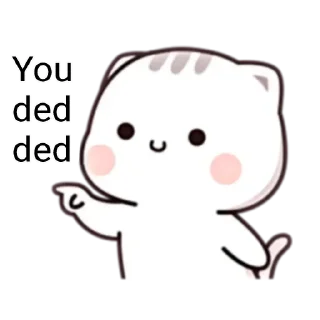 🐈 emoji Cat Bad Bad @kuachank Telegram sticker 17 of 84