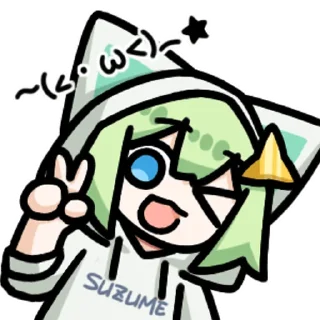 Sticker from 撕梓咩 系列3 @zhaxia_cn @SuzumeUnofficial