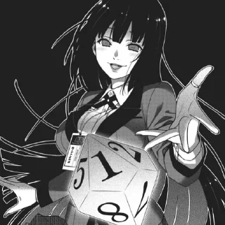 🎲 emoji *ೋJabami Yumeko'||@zcpewxv Telegram sticker 10 of 21