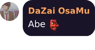 ✔️ emoji DaZai OsaMu's Telegram sticker 14 of 120