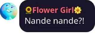 😔 emoji 🌻Flower Girl🌼 stic-pack (@YogaWaifuBot) Telegram sticker 6 of 36