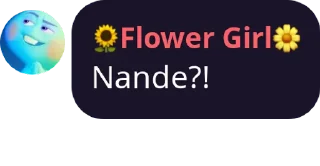 🤨 emoji 🌻Flower Girl🌼 stic-pack (@YogaWaifuBot) Telegram sticker 5 of 36