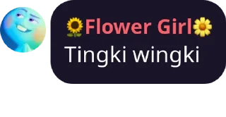 🤨 emoji 🌻Flower Girl🌼 stic-pack (@YogaWaifuBot) Telegram sticker 7 of 36