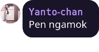 😋 emoji 𝚈𝚊𝚗𝚝𝚘-𝚌𝚑𝚊𝚗 stic-pack (@YogaWaifuBot) Telegram sticker 1 of 38