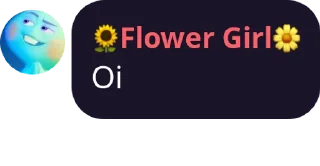 😌 emoji 🌻Flower Girl🌼 stic-pack (@YogaWaifuBot) Telegram sticker 4 of 36