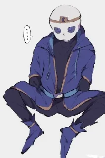 🚬 emoji SD! Nightmare Sans Telegram sticker 15 of 37