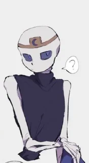 🚬 emoji SD! Nightmare Sans Telegram sticker 14 of 37