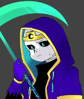🚬 emoji SD! Nightmare Sans Telegram sticker 24 of 37