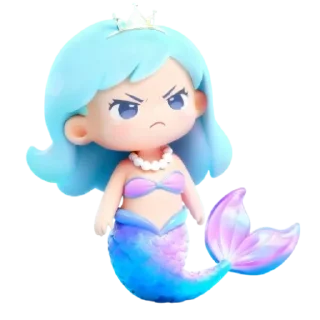 🧸 emoji Mayie ratu mermaid Telegram sticker 8 of 30