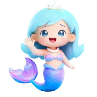 🧸 emoji Mayie ratu mermaid Telegram sticker 15 of 30