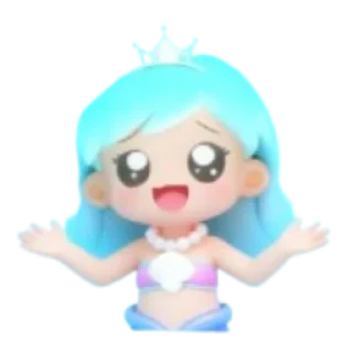 🧸 emoji Mayie ratu mermaid Telegram sticker 24 of 30