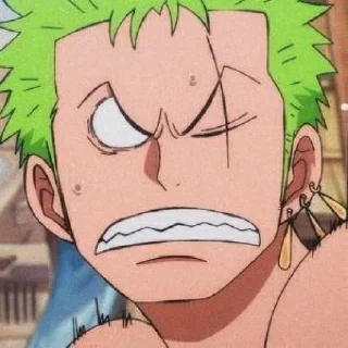 ☘ emoji Roronoa Zoro by: @neptoonshelp Telegram sticker 11 of 22
