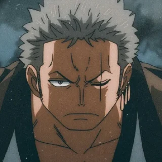 ☘ emoji Roronoa Zoro by: @neptoonshelp Telegram sticker 7 of 22