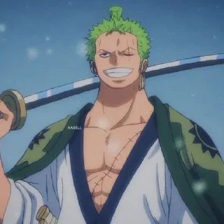 ☘ emoji Roronoa Zoro by: @neptoonshelp Telegram sticker 15 of 22