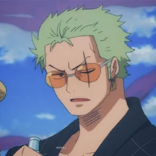 ☘ emoji Roronoa Zoro by: @neptoonshelp Telegram sticker 9 of 22