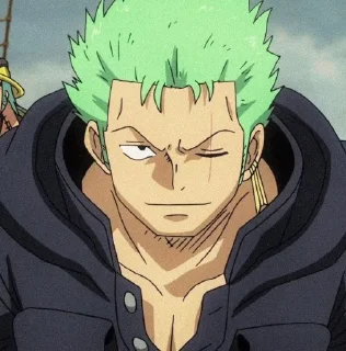 ☘ emoji Roronoa Zoro by: @neptoonshelp Telegram sticker 21 of 22