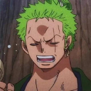 ☘ emoji Roronoa Zoro by: @neptoonshelp Telegram sticker 13 of 22