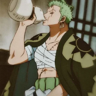 ☘ emoji Roronoa Zoro by: @neptoonshelp Telegram sticker 12 of 22