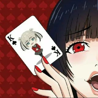 ♦ emoji Kakegurui @DareSex Telegram sticker 7 of 32