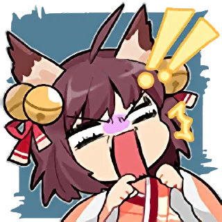 😺 emoji 雀魂 Telegram sticker 8 of 90
