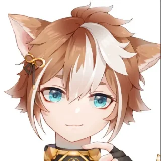 🦊 emoji Gorou -genshin impact. @CcvIMPACT Telegram sticker 24 of 47