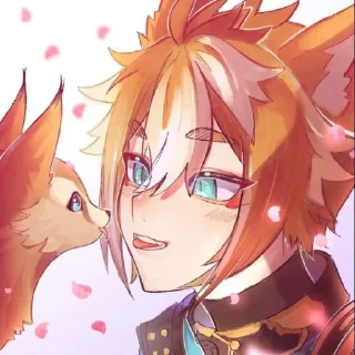 🦊 emoji Gorou -genshin impact. @CcvIMPACT Telegram sticker 12 of 47