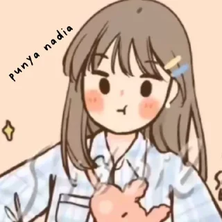 Sticker from anak ayam punya nadia