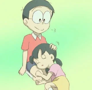 Sticker from @stickersbag 🌟 Nobita Shizuka 💖