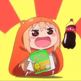 Sticker from Umaru-chan @Moontelaxx