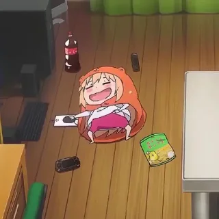 Sticker from Umaru-chan @Moontelaxx