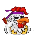 Sticker from World Of Cocks