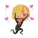 😍 emoji ONE PIECE @stickerscar Telegram sticker 14 of 24
