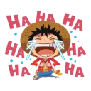😂 emoji ONE PIECE @stickerscar Telegram sticker 22 of 24