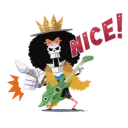 👍 emoji ONE PIECE @stickerscar Telegram sticker 6 of 24
