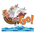 ⛵️ emoji ONE PIECE @stickerscar Telegram sticker 9 of 24