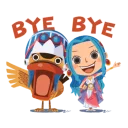 👋 emoji ONE PIECE @stickerscar Telegram sticker 18 of 24