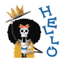🙋‍♂ emoji ONE PIECE @stickerscar Telegram sticker 12 of 24