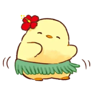 Sticker from chicken